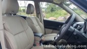 2015 Mahindra XUV500 (facelift) front seats review