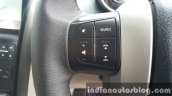2015 Mahindra XUV500 (facelift) steering mounted audio controls review