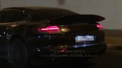 2017 Porsche Panamera Turbo rear spoiler snapped in the Middle East