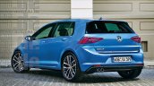 2019 VW Golf Mk VIII rear three quarter rendering