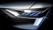 Audi e-tron Quattro concept headlamp sketch