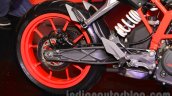 KTM Duke 250 rear suspension and wheel at the Indonesia International Motor Show 2015 (IIMS 2015)