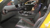 Mercedes AMG GT S front seats left at the Gaikindo Indonesia International Auto Show 2015