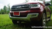 2015 Ford Endeavour grille headlamp and bumper (Review)