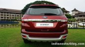 2015 Ford Endeavour rear fascia (Review)