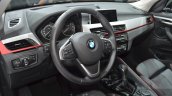 2016 BMW X1 steering wheel and interior at the IAA 2015
