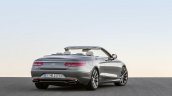 2016 Mercedes S Class Cabriolet rear quarter with top down unveiled