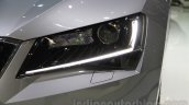 2016 Skoda Superb headlight at the 2015 Chengdu Motor Show
