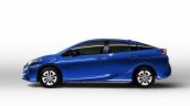 2016 Toyota Prius Blue side profile North American specification official image