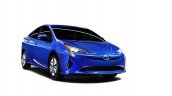 2016 Toyota Prius blue body colour North American specification official image