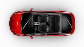 2016 Toyota Prius cabin top view North American specification official image