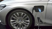 BMW 740Le plug-in hybrid plug and socket at IAA 2015