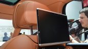 Bentley Bentayga rear infotainment display at the IAA 2015