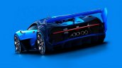 Bugatti Vision Gran Turismo rear three quarter unveiled
