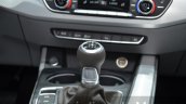 India-bound 2016 Audi A4 gear lever at the IAA 2015