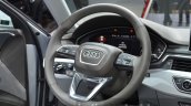 India-bound 2016 Audi A4 steering wheel at the IAA 2015