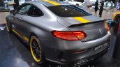 Mercedes AMG C63 Coupe Edition 1 rear three quarter at the IAA 2015