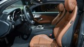 Mercedes C Class Coupe front seats at the IAA 2015