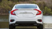2016 Honda CIvic white rear