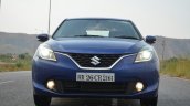 Maruti Baleno Diesel front with lights Review