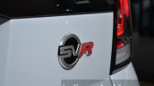 Range Rover Sport SVR badge rear at IAA 2015