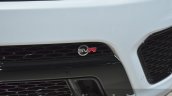 Range Rover Sport SVR front badge at IAA 2015
