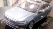 Volvo S90 front top view fully revealed via 1-43 scale model
