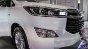 2016 Toyota Innova chrome trims on front fascia world premiere photos