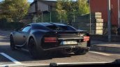 Bugatti Chiron rear spied