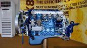 Eicher VEDX8 7.7-litre CRDi engine front at EXCON 2015-3