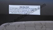 Maruti Wagon R AMT AGS instructions photo
