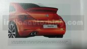 New VW Beetle rear spoiler brochure leaks