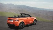 Range Rover Evoque Convertible rear three quarter unveiled