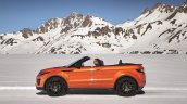 Range Rover Evoque Convertible side unveiled