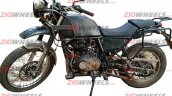 Royal Enfield Himalayan side prototype spied