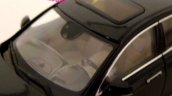 Volvo S90 Onyx Black scale model sunroof snapped