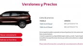 2016 Toyota SW4 (Fortuner) price list launched in Argentina