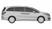 2017 Honda Odyssey right side patent image