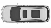 2017 Honda Odyssey top view patent image