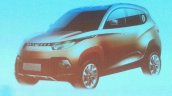 Mahindra KUV100 design sketch unveiled