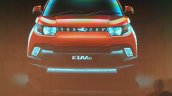 Mahindra KUV100 front sketch from the Indian brand announcement