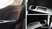 Production-spec Honda BR-V rear cup holders snapped