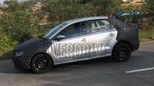 VW Ameo sub-compact sedan side snapped up close