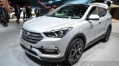 2016 Hyundai Santa Fe (facelift) front quarter at 2016 Geneva Motor Show