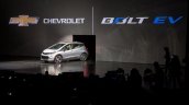 2017 Chevrolet Bolt front three quarters left side unveiling event