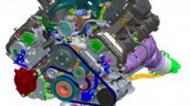 2017 Genesis G90 5.0-liter V8 engine