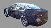 2016 Hyundai Verna rear quarter spied