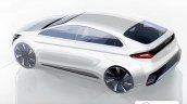 Hyundai Ioniq rear three quarters rendering