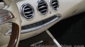 Mercedes S-Class Cabriolet air vents at Auto Expo 2016