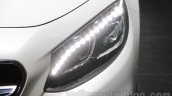 Mercedes S-Class Cabriolet headlight at Auto Expo 2016